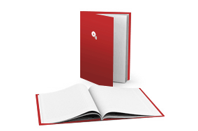 Notizbücher Hardcover kariert / blanko (Digitaldruck) 