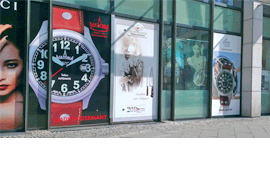 Schaufensterverklebung