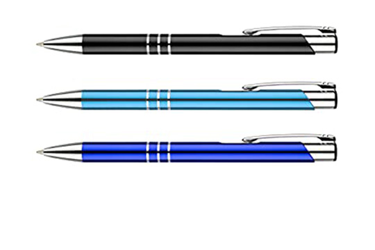 Metall-Kugelschreiber mit verchromten Elementen