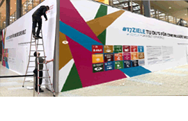 Messeauftritt und Gestaltung