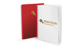 Wire-O-Bindung (mit Veredelung)