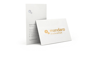 Visitenkarten mit Veredelung